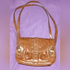 Women's Small Brown Spacious With Many Pockets Purse/Handbag